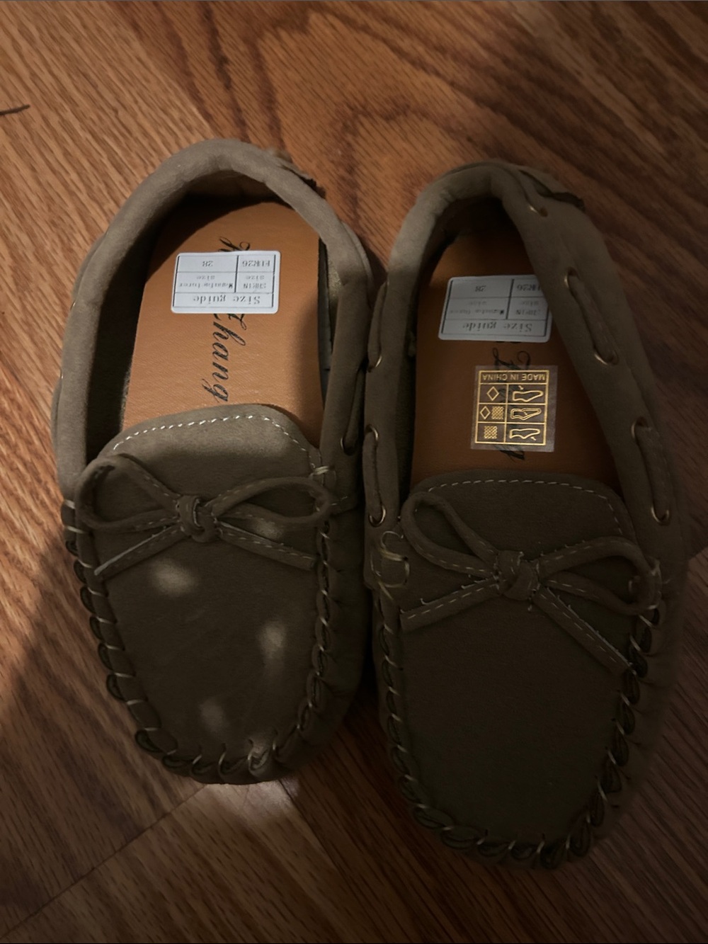 HBCali Men's Olive Brown Moccasin Loafers